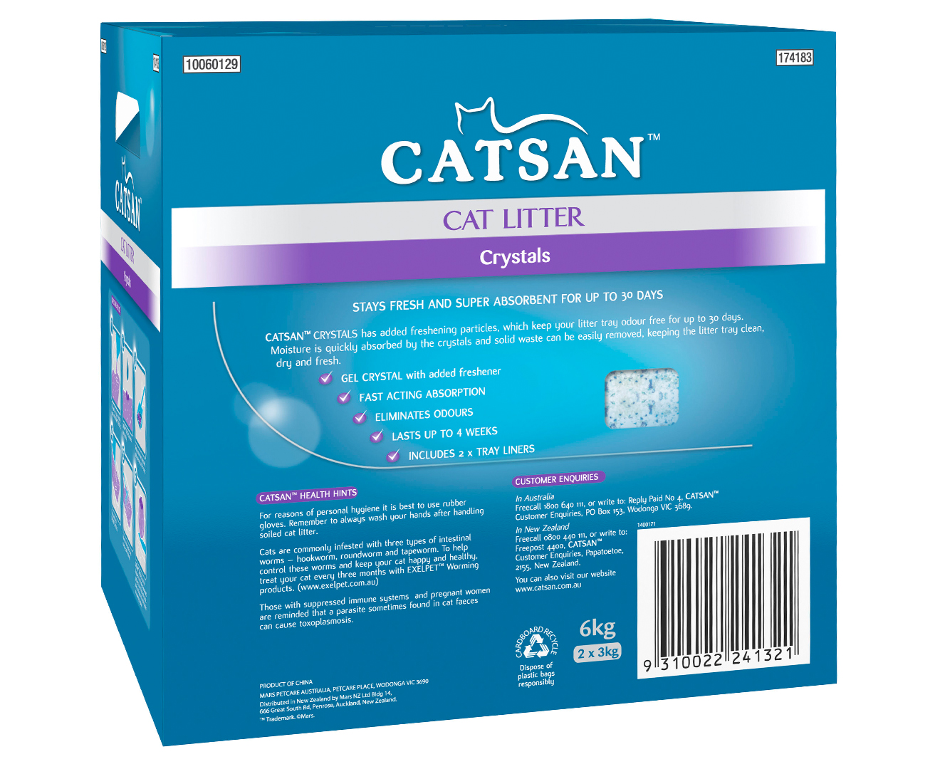 Catsan shop crystals 6kg