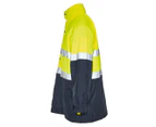Hard Yakka Unisex Size 4XL 6-In-1 Hi-Visibility Jacket - Yellow/Navy