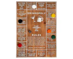 Refinery Drinkopoly Wooden Board Game