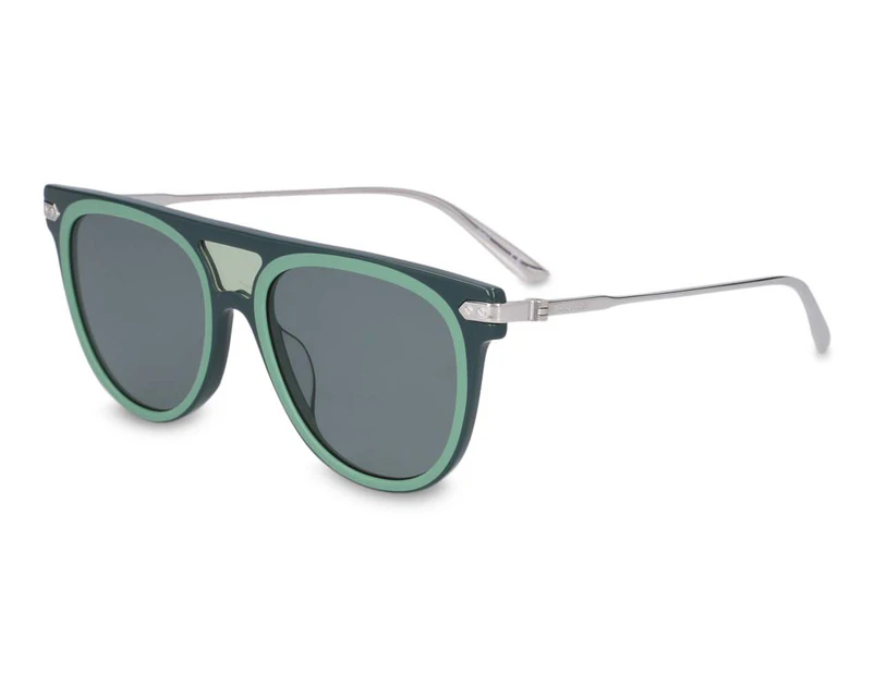 Calvin Klein Women's Aviator CK18703S Sunglasses - Pine/Light Green