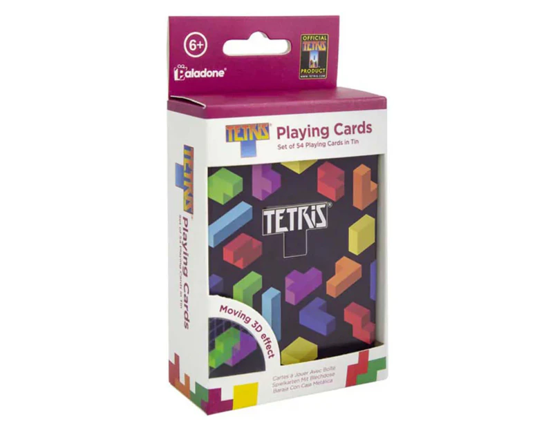 Tetris Lenticular Playing Cards