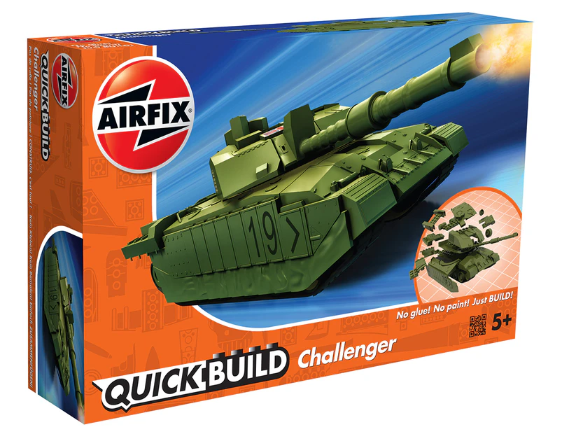 Airfix Quickbuild Challenger Green Tank Model Kit