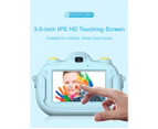 Ymall A5 Kids Camera 3.0-inch 1080P Large HD Touch Screen Video Cute Children's Camera For Record And Take Photos-Blue