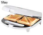 Tiffany 2-Slice Sandwich Maker - White
