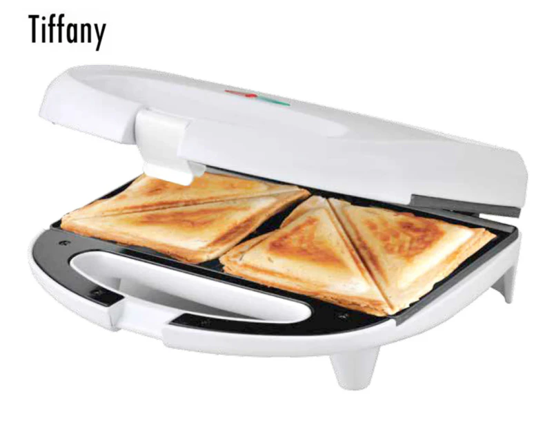 Tiffany 2-Slice Sandwich Maker - White