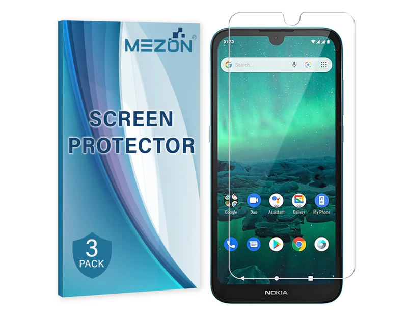 [3 Pack] MEZON Nokia 1.3 Anti-Glare Matte Screen Protector Film – Case Friendly, Shock Absorption (Nokia 1.3, Matte)