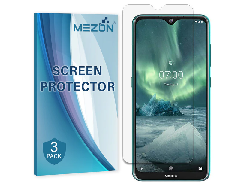 [3 Pack] MEZON Nokia 5.3 Ultra Clear Screen Protector Film – Case Friendly, Shock Absorption (Nokia 5.3, Clear)