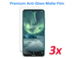 [3 Pack] MEZON Nokia 5.3 Anti-Glare Matte Screen Protector Film – Case Friendly, Shock Absorption (Nokia 5.3, Matte)