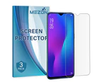 [3 Pack] MEZON Vivo Y17 Ultra Clear Screen Protector Film – Case Friendly, Shock Absorption (Vivo Y17, Clear)