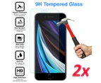 [2 Pack] MEZON Apple iPhone 6S (4.7”) Tempered Glass Crystal Clear Premium 9H HD Screen Protector – Case Friendly (iPhone 6S, 9H)