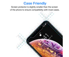 [2 Pack] MEZON Apple iPhone X (5.8”) Tempered Glass Crystal Clear Premium 9H HD Screen Protector – Case Friendly (iPhone X, 9H)