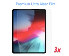 [3 Pack] MEZON Apple iPad Pro 12.9" 2018 Ultra Clear Film Screen Protector – Case and Pencil Friendly (iPad Pro 12.9", Clear)