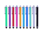 [10 Pack] MEZON Premium Universal Capacitive Touch Screen Stylus Pens – Vibrant Colours, Size 10cm – Compatible with All Devices