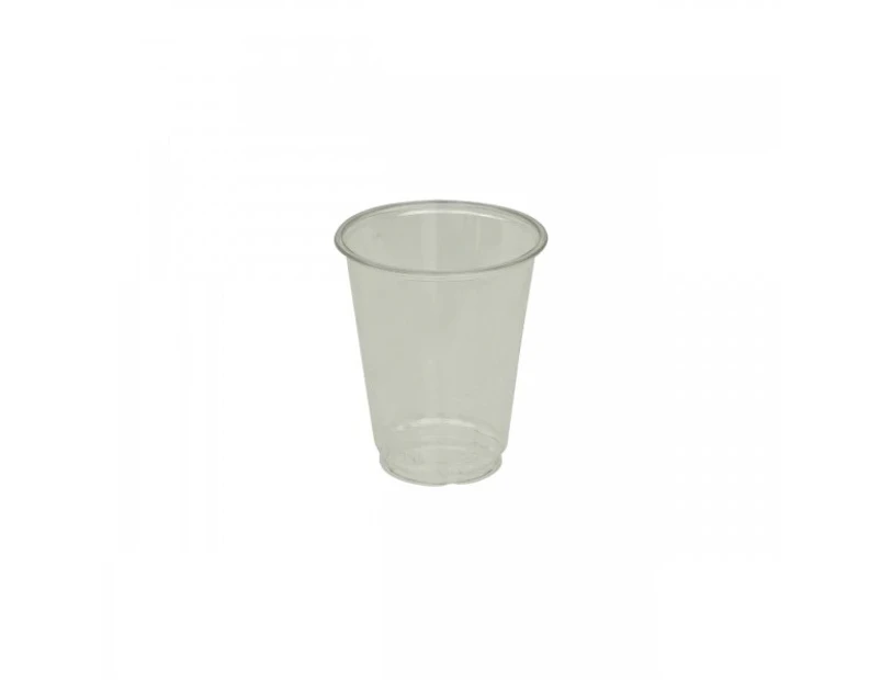 Clear Recyclable Pet Plastic Cups - 75mm top - 85mm - 7oz (210ml)
