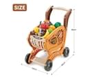 65 Accessories Kids Pretend Role Play Shop Grocery Supermarket Toy Set with Trolley 8
