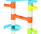 DIY Marble Run Race Maze Game Marble Coater Track Toy Set 70cm Tall