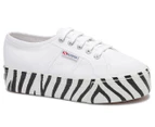 Superga Women's 2790 Sneakers - White Zebra