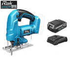 ROK 18v Cordless Jigsaw Battery Kit - Black/Blue