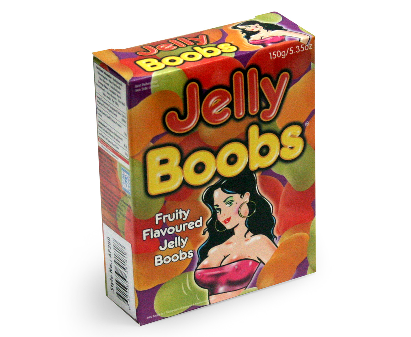 Adult Mens Boob Shaped Jelly Sweets for Edible Breasts Stag Party