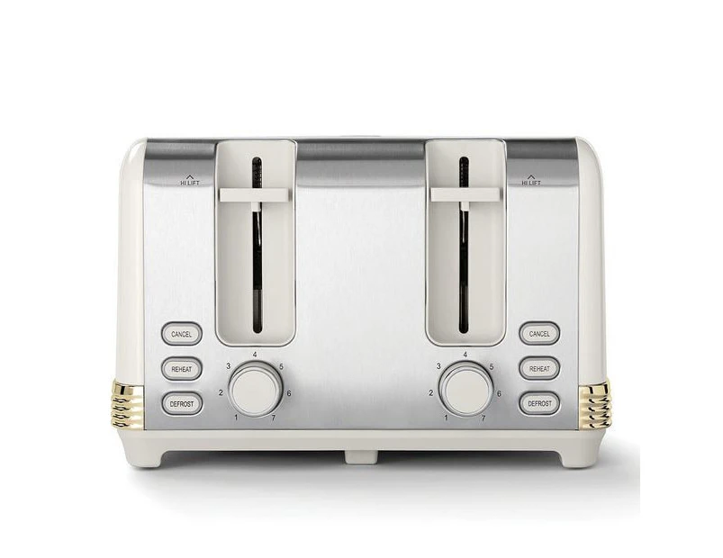 Sunbeam Chic Collection 4 Slice Toaster - White