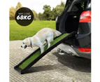 Dog Ramp Car Stairs Puppy Steps Doggy Pet Climbing Ladder Artificial Grass for SUV Folding