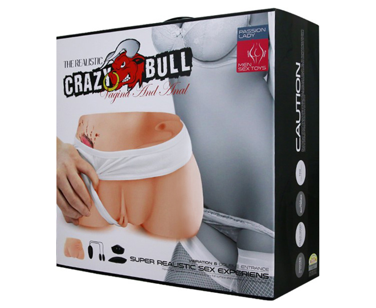 Crazy Bull Tattoo Lover Vagina & Anal Male Sex Toy - Pink Skin |  Catch.com.au