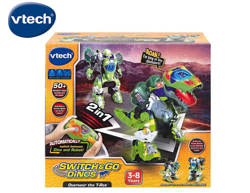 VTech Switch & Go Dinos Overseer The T-Rex Toy