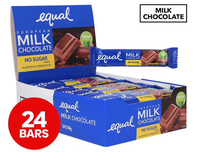 24-Pack Equal Milk Chocolate 30g