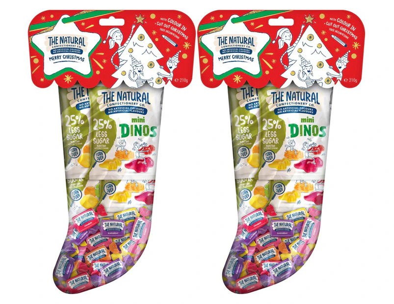 2 x The Natural Confectionery Co. Christmas Stocking 210g