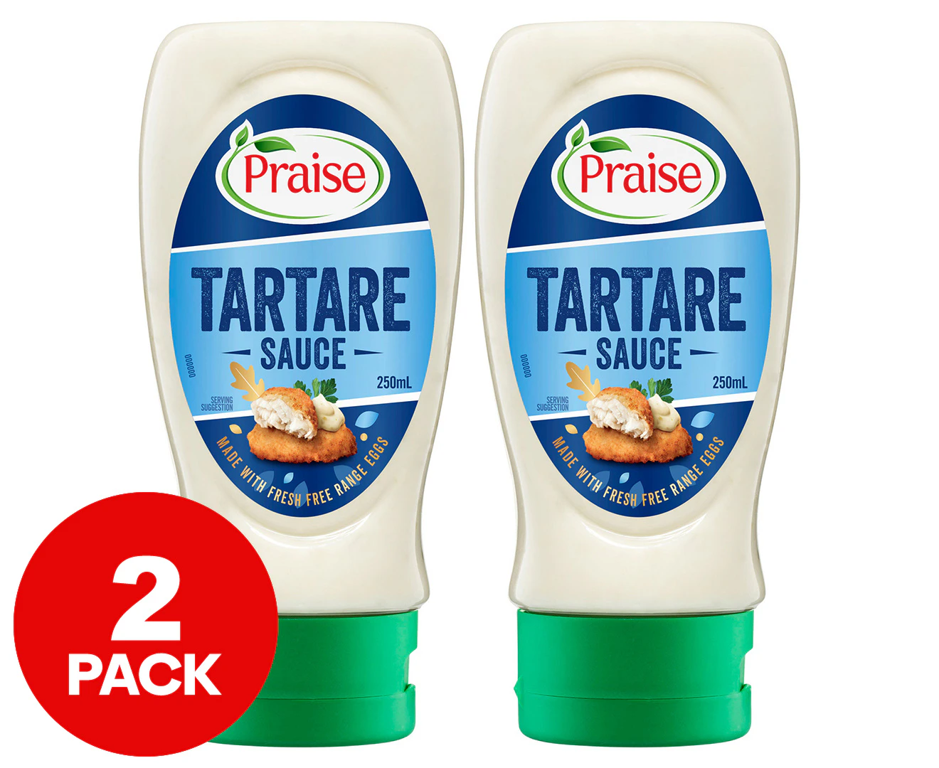 2 x Praise Tartare Sauce 250mL