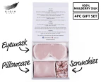Gioia Casa 4-Piece Silk Gift Set - Pink