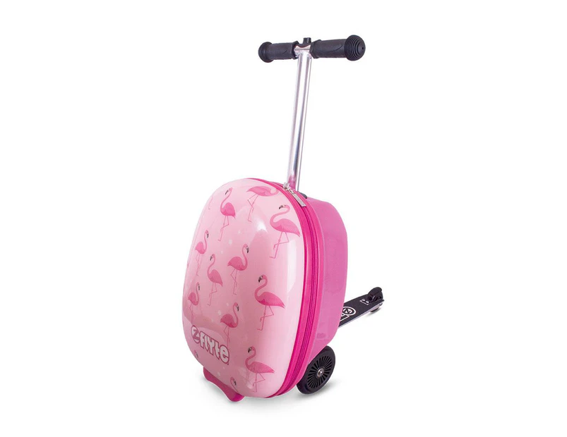 Zinc Flyte Kids Suitcase Scooter Fifi the Flamingo - Pink