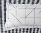 Gioia Casa Charlie Reversible Super King Bed Quilt Cover Set - White/Black