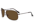 Ray-Ban Aviator RB3267 Polarised Sunglasses - Brown