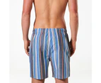 Mitch Dowd - Men's Beachy Stripe Yarn Dyed Pyjama Shorts
