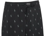 Polo Ralph Lauren Men's Big & Tall Classic Joker Tag Sleep Shorts - Black/Grey