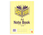 Spirax A4 595A Notebook - Yellow