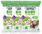 3 x The Natural Confectionery Company Sour Chews 220g