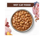 12 x Ivory Coat Adult Cat Wet Food Chicken & Kangaroo In Gravy 85g