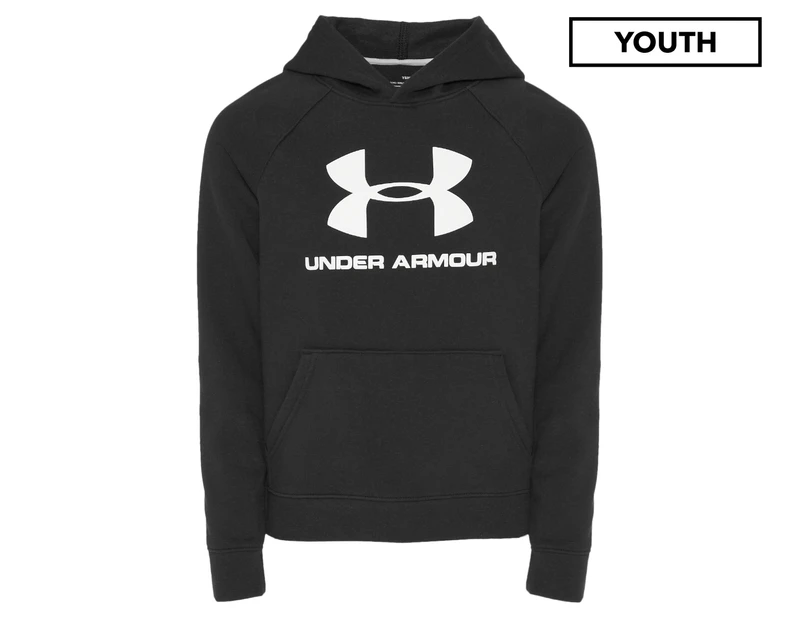 Under Armour Youth Boys' Rival Logo Hoodie - Black