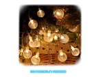 Sansai 100 LED Electric Bubble Decorative/Christmas String Lights Warm White