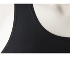 Adore Men Compression Shirt Shapewear Slimming Body Shaper Vest Undershirt Weight Loss Tank Top 1006-Black