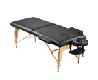 Adjustable 75cm Full Body Massage Bed Beauty Treatment Bed with Carrying Bag