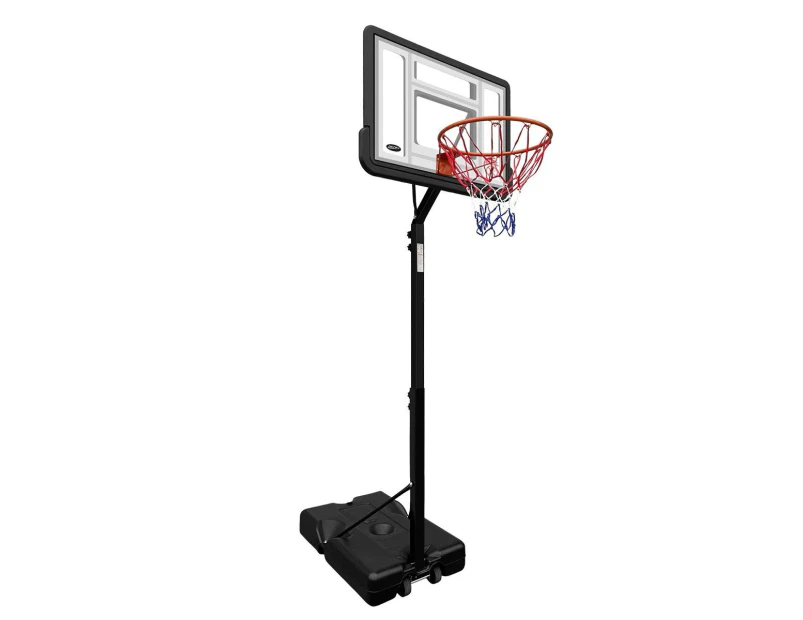 Genki Adjustable 2.1-2.6m Portable Basketball Hoop Stand System Backboard Rim