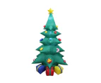 Christmas Decoration Inflatable 240cm Tall Christmas Tree With Gift Boxes LED Lit