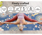 TPE Yoga Mat Dual Layer Non Slip Exercise Fitness Pilate Gym Explore Dreamyland