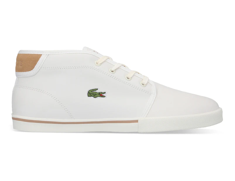 Lacoste Men's Ampthill 319 1 CMA Sneakers - Off White/Tan