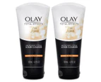 2 x Olay Total Effects 7in1 Citrus Scrub Cleanser 150mL