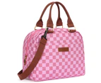 WODKEIS Lunch Bag Insulated Lunch Tote Cooler Bag(Pink)