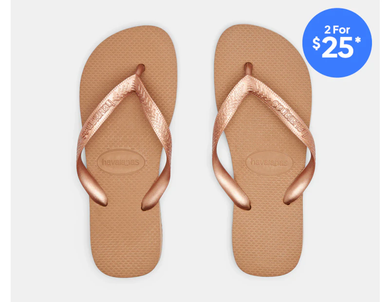 Havaianas Unisex Top Thongs - Rose Gold